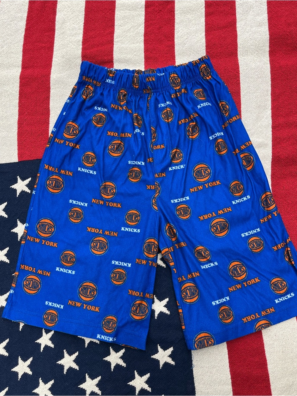 NBA New York Knicks Pajamas Shorts Boys Size Large 14/16